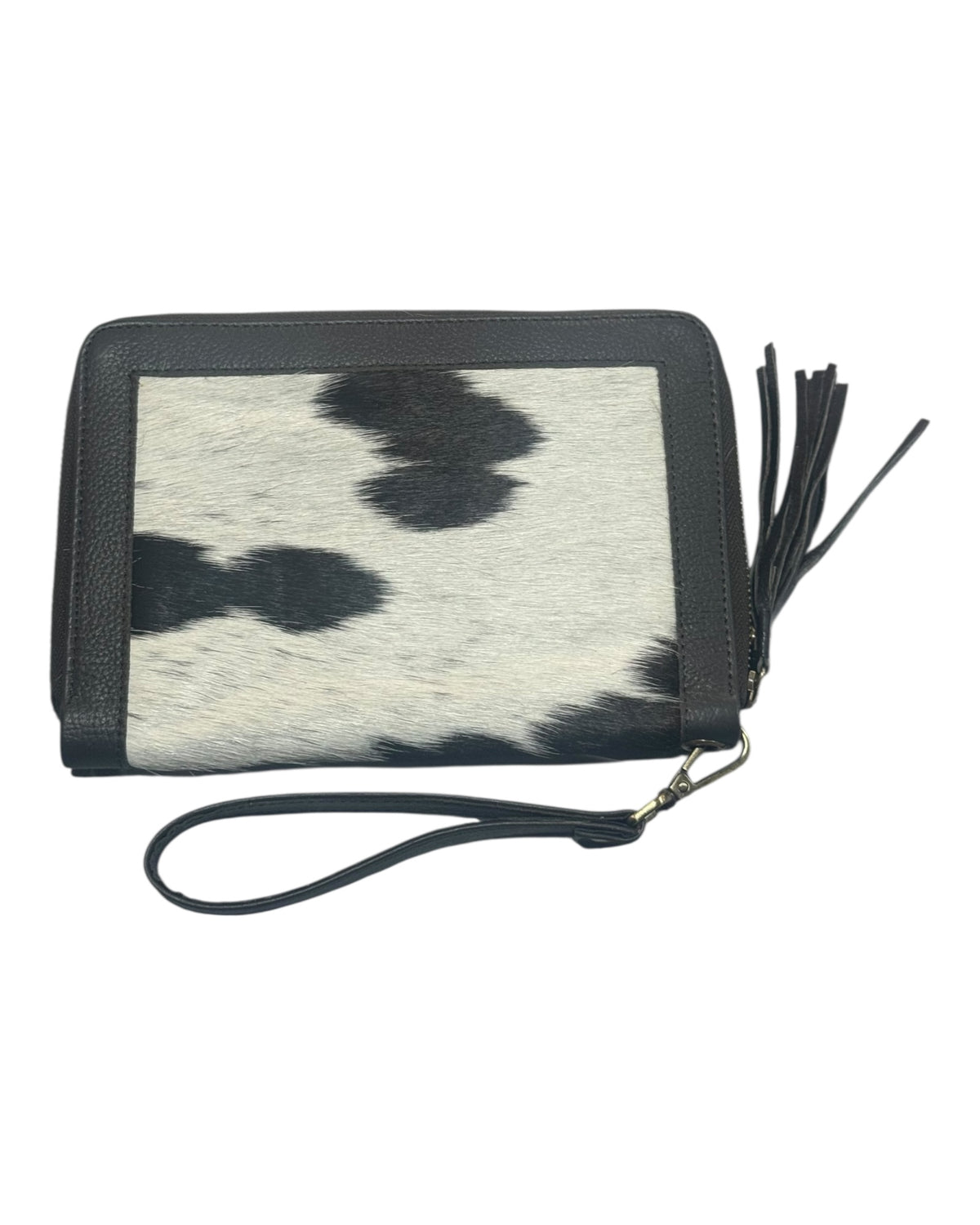‘Tenterfield’ Cowhide Purse - Dark Brown