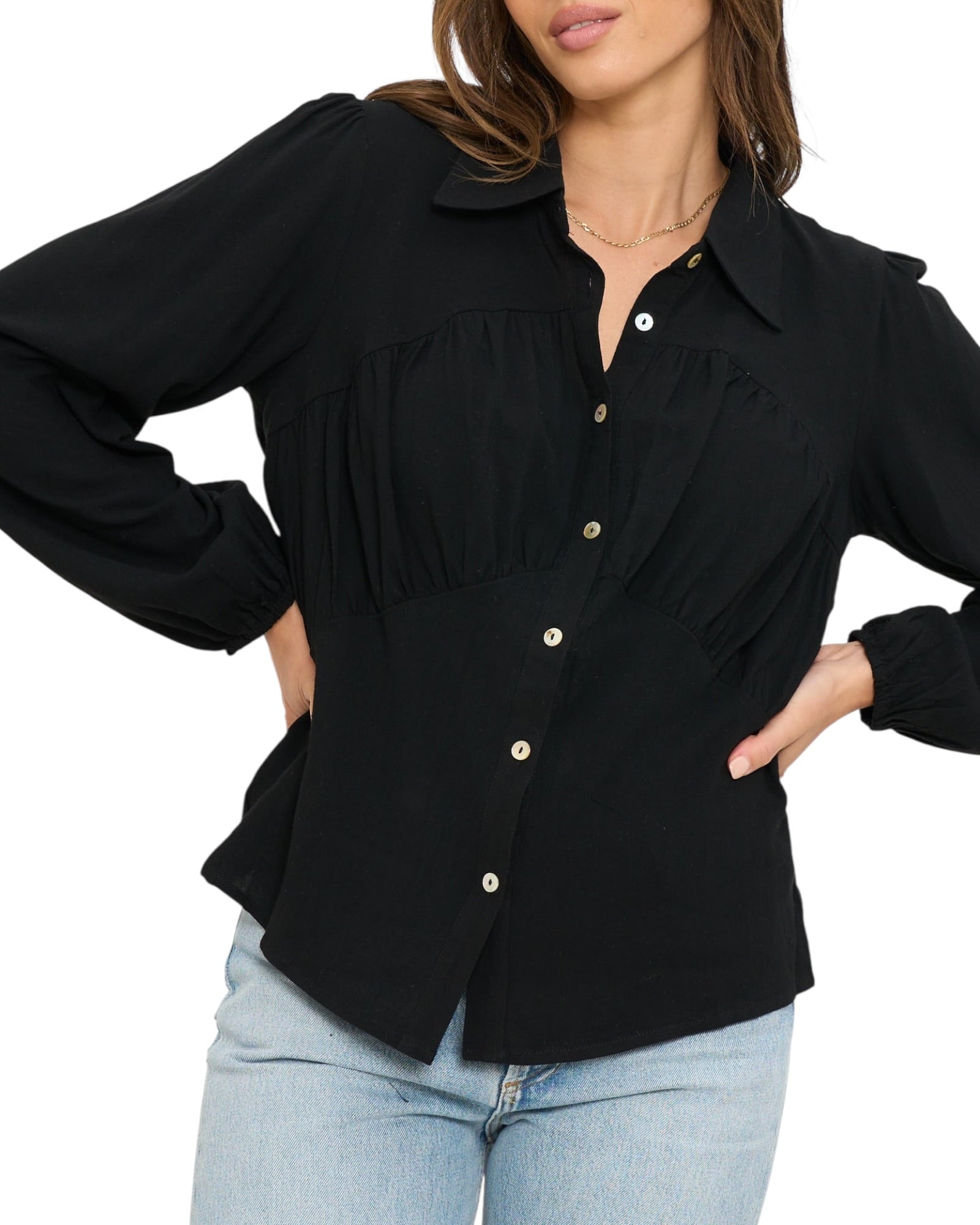 'Keely' Top - Black