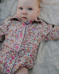 'Fiona' Floral Baby Romper