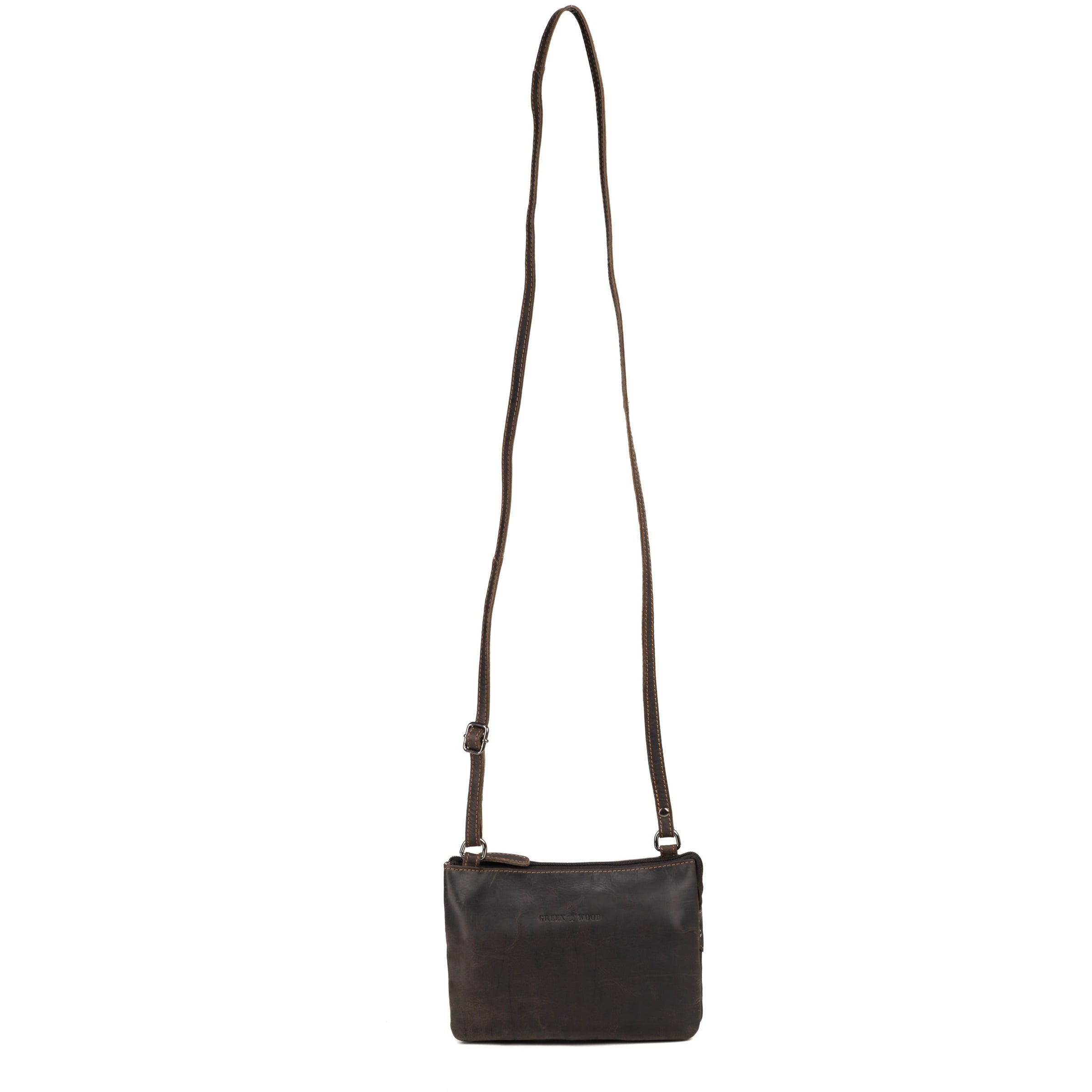 ‘Hastings' Leather Crossbody Bag – Brown