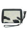 'Tenterfield’ Cowhide Purse - Dark Brown