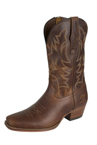 Womens 'Pioneer' Boot - Oily Brown