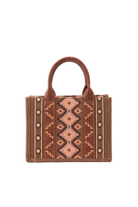Wrangler Aztec Southwestern Crossbody Bag - Brown