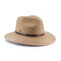 Flinders Felt Fedora - Camel