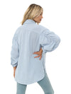'Bonnie' Stripe Top - Blue