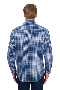 ‘Alden' Longsleeve Shirt - Navy/White