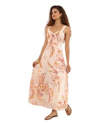 'Jessika' Maxi Dress - Beige