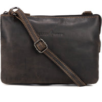 ‘Hastings' Leather Crossbody Bag – Brown