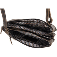 ‘Hastings' Leather Crossbody Bag – Brown