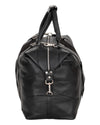 'Outback' Cowhide Weekender Duffle Bag - Black