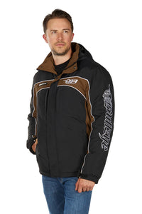 Mens Waterproof Bazooka Jacket - Black & Tan