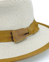Boston Fedora - Beige/Caramel