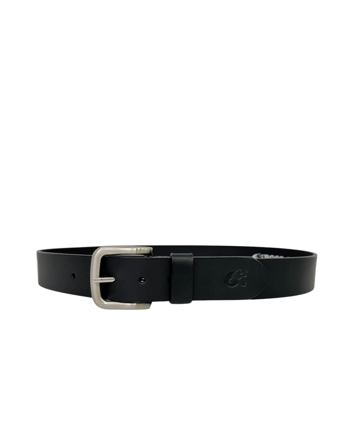Casual Leather Belt - Black
