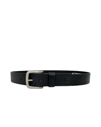 Casual Leather Belt - Black