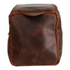‘Darwin' Leather Travel Wash Bag - Sandel
