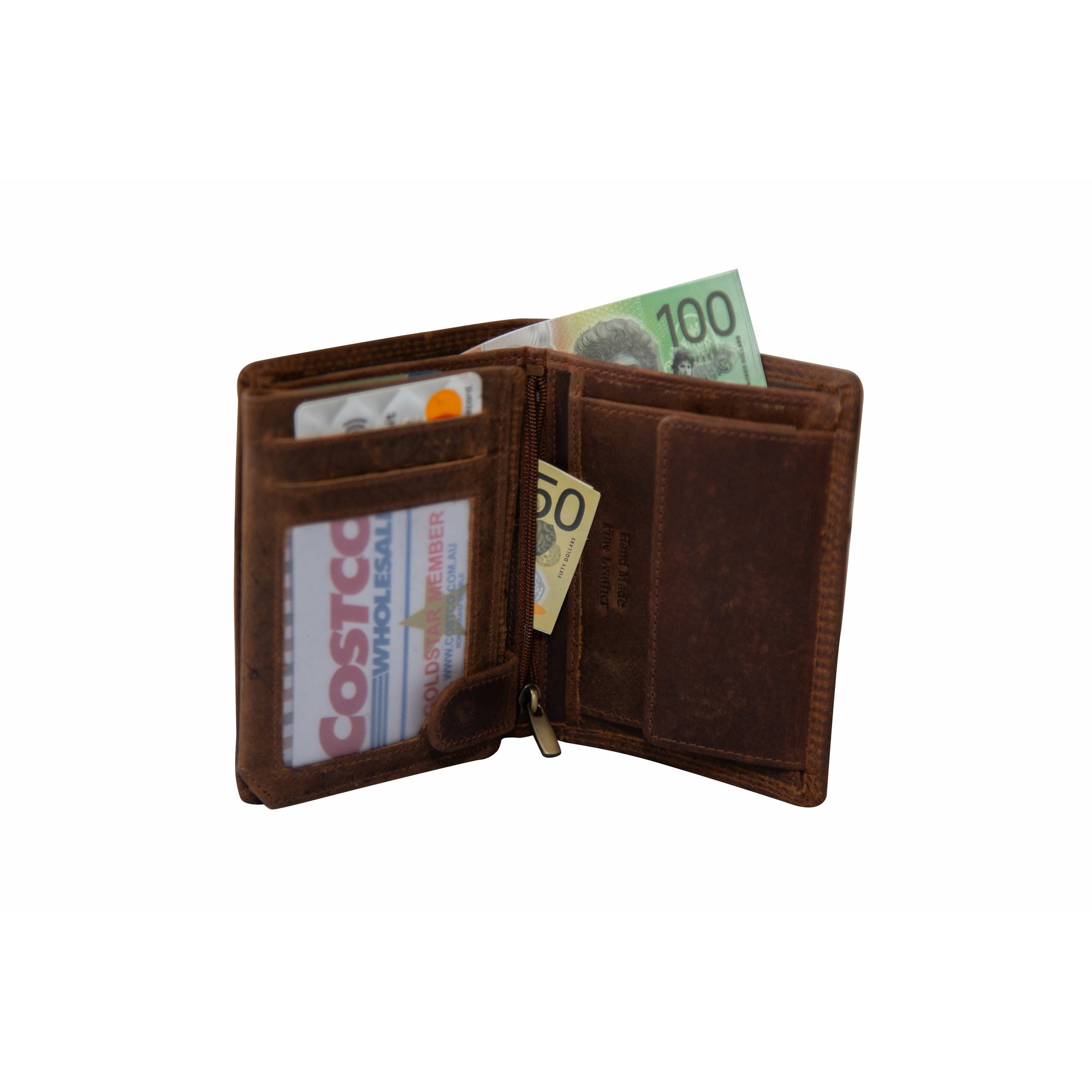 ‘Melton' RFID Leather Wallet - Sandel
