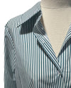 'Ally' Stripe Shirt - Emerald