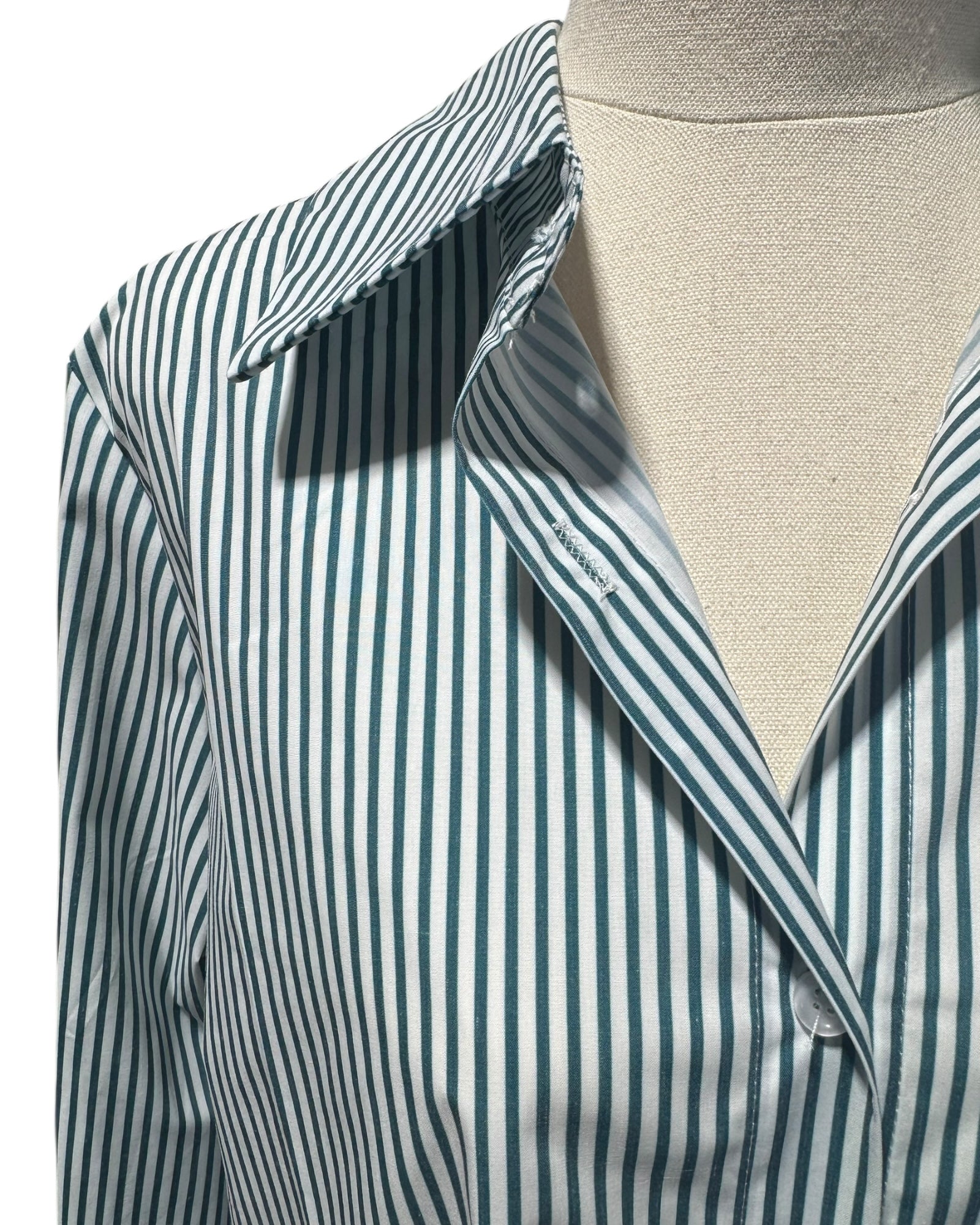 'Ally' Stripe Shirt - Emerald