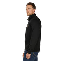 Mens Logo 1/4 Zip Pullover - Black