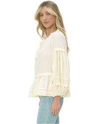 'Sarah' Top - Yellow