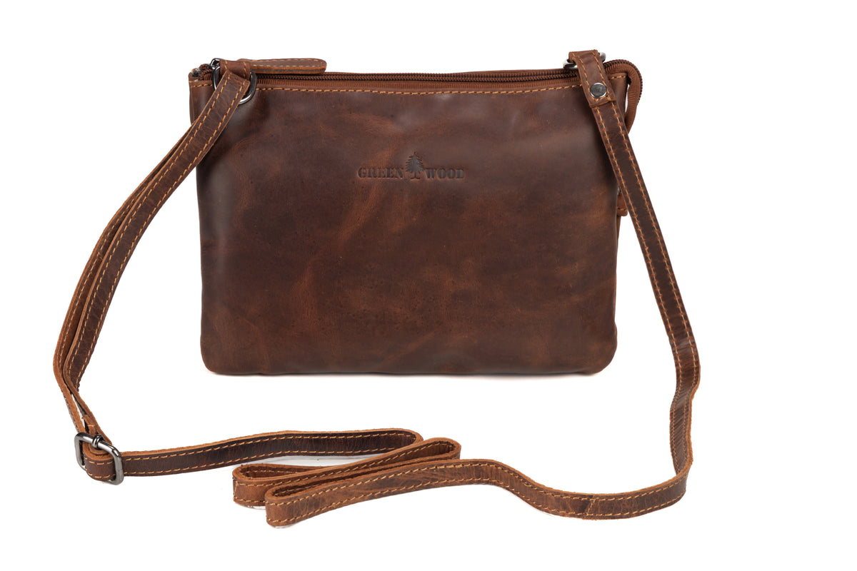 ‘Hastings' Leather Crossbody Bag – Sandel