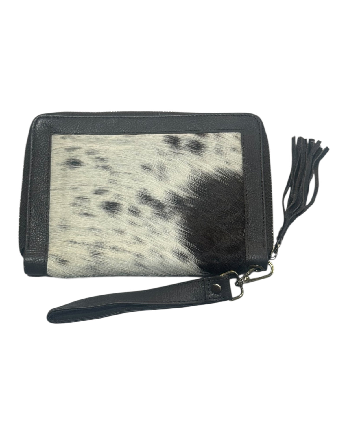 ‘Tenterfield’ Cowhide Purse - Dark Brown