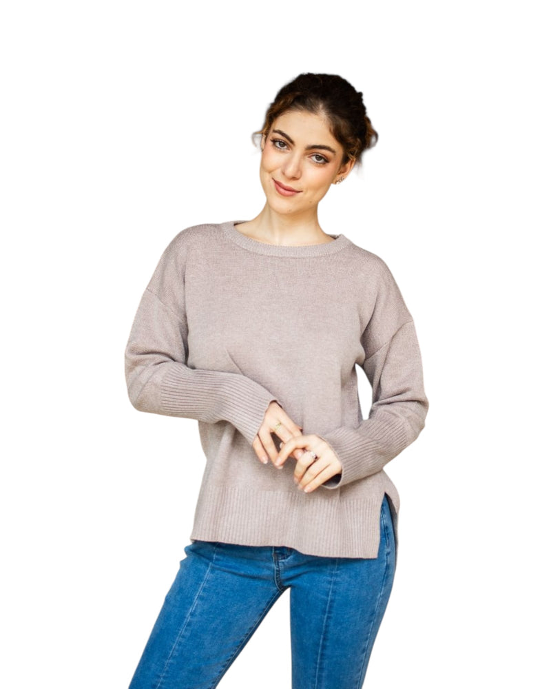 'Callie’ Knit Jumper - Mocha