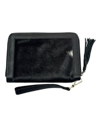 ‘Tenterfield’ Cowhide Purse - Black