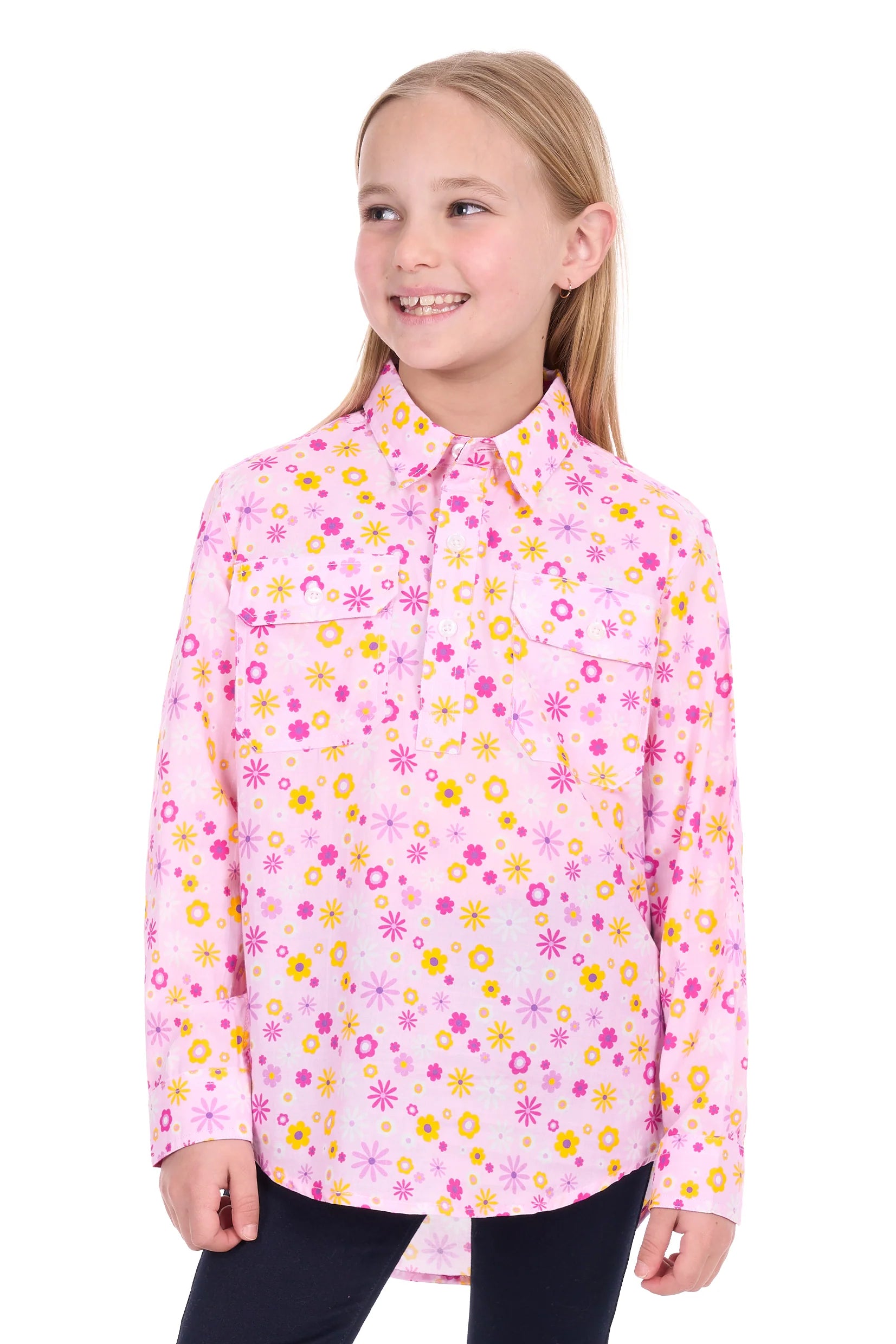 ‘Daisy’ Half Button Longsleeve Shirt