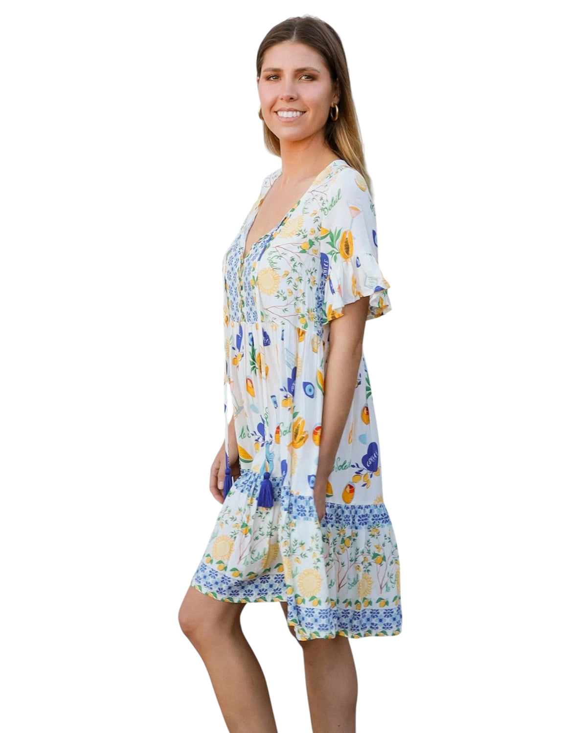 'Abby' Print Dress