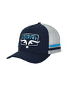 CEC Blue & Grey Longhorn Logo Trucker Cap