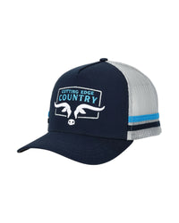 CEC Blue & Grey Longhorn Logo Trucker Cap