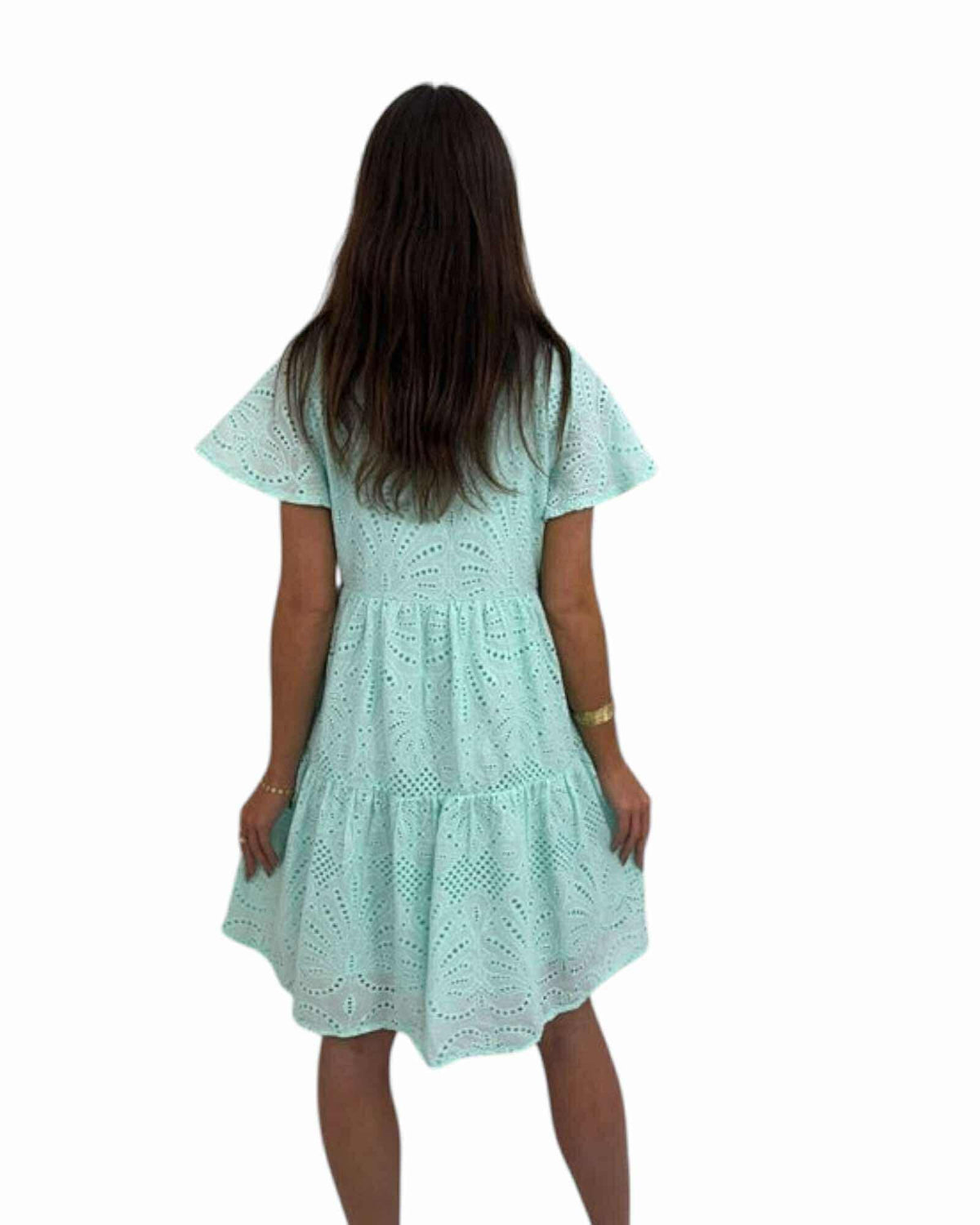 'Gypsy' Cotton Dress - Mint