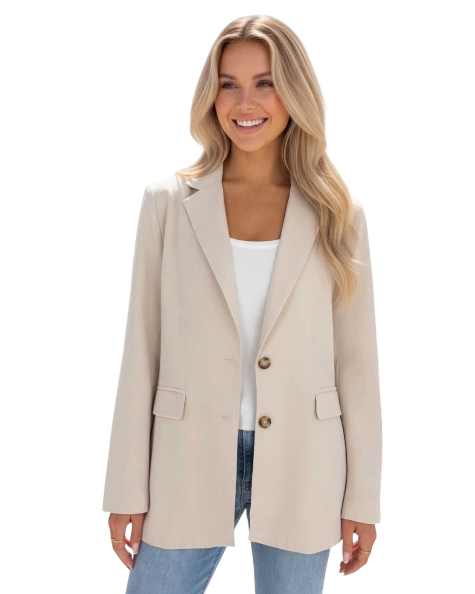 'Casey' Blazer - Beige