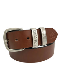 Muster 40mm Double Loop Leather Belt - Tan