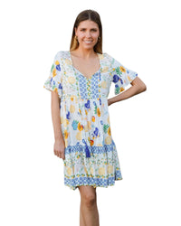 'Abby' Print Dress