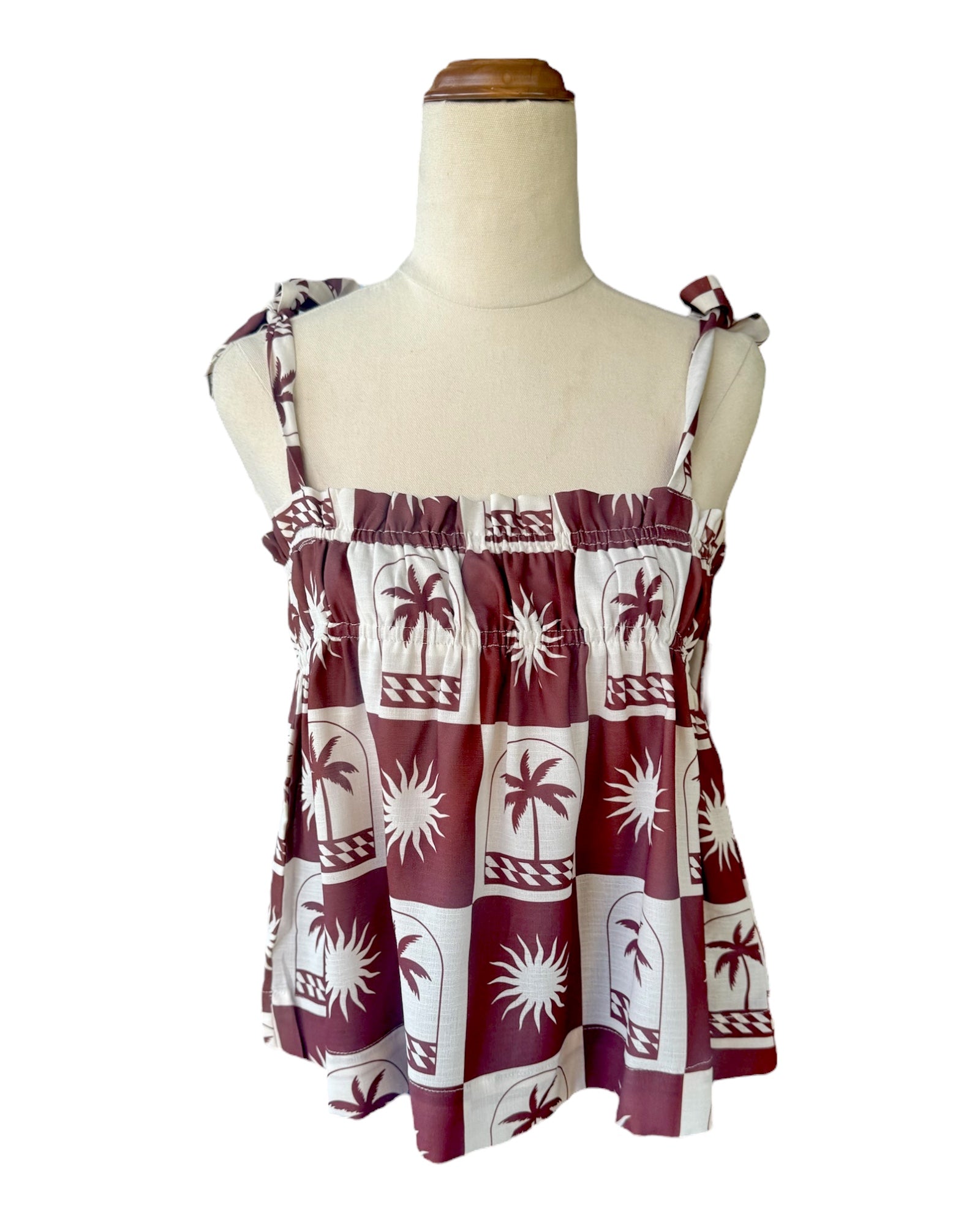 'Cheyenne' Tie Sleeve Top