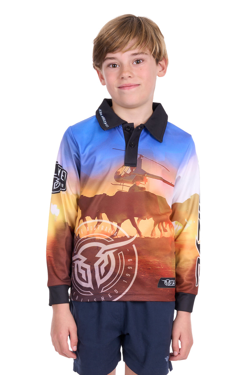 Boys Outback Longsleeve Fishing Shirt