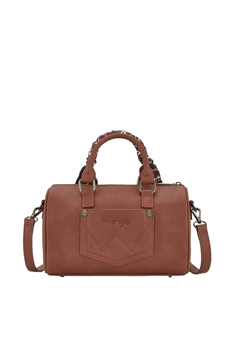 Wrangler Paisley Barrel Bag - Brown