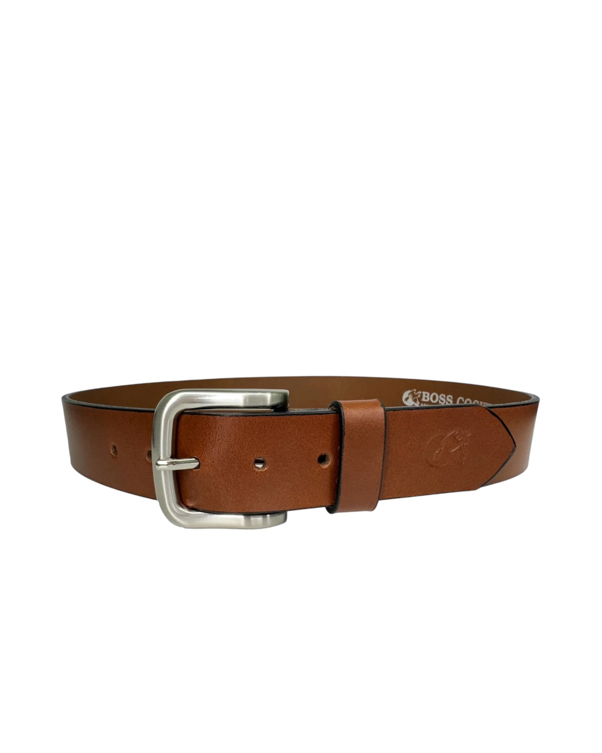Casual Leather Belt - Tan