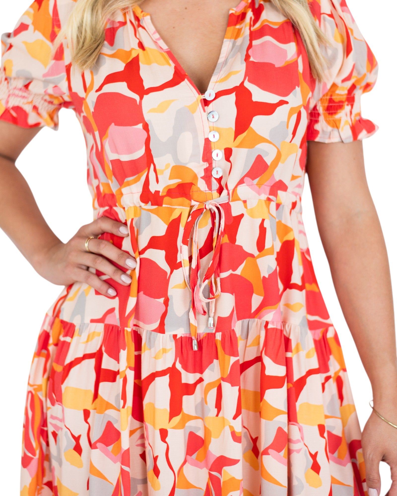 'Selma' Abstract Dress