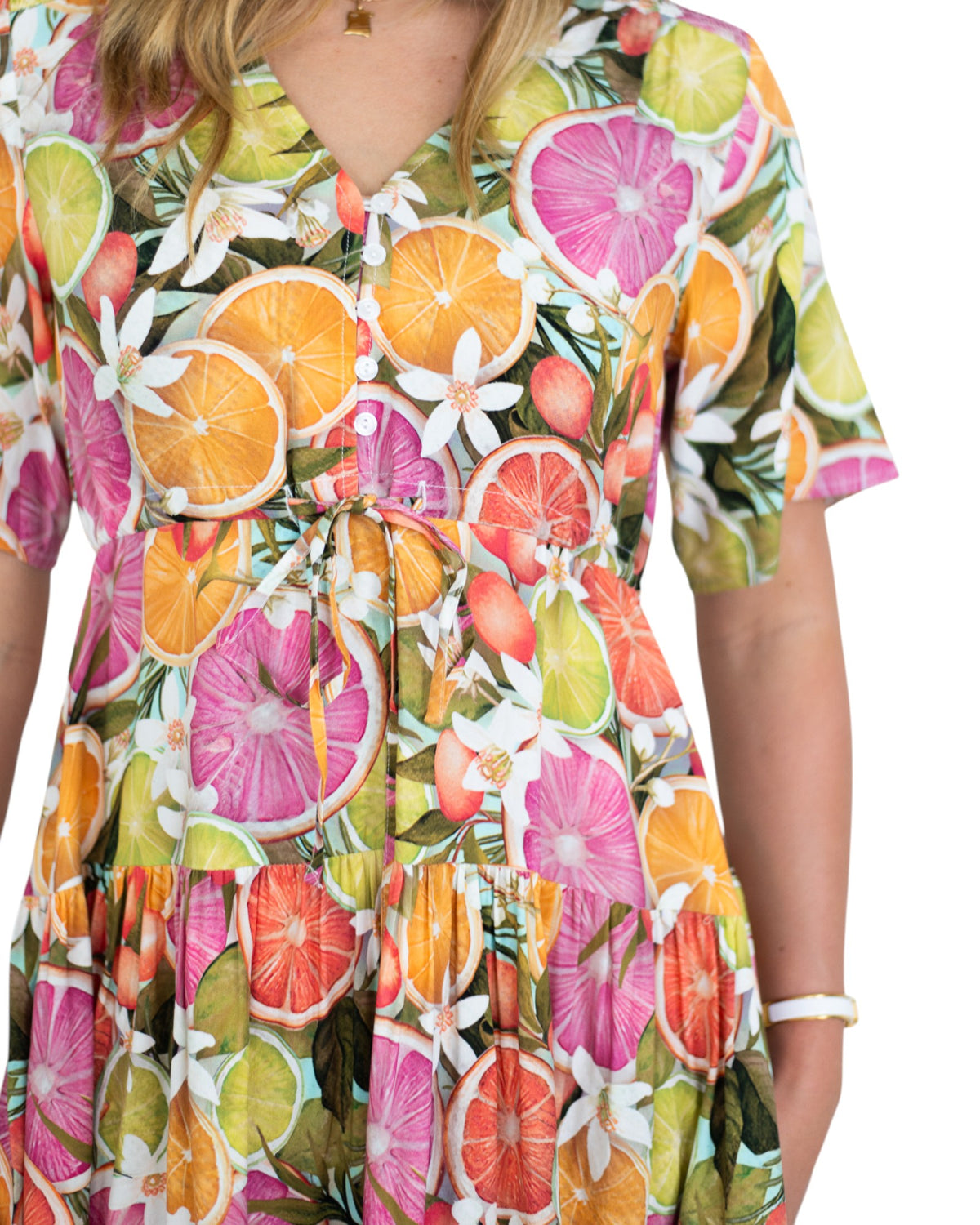 'Cyral' Mini Dress - Citrus