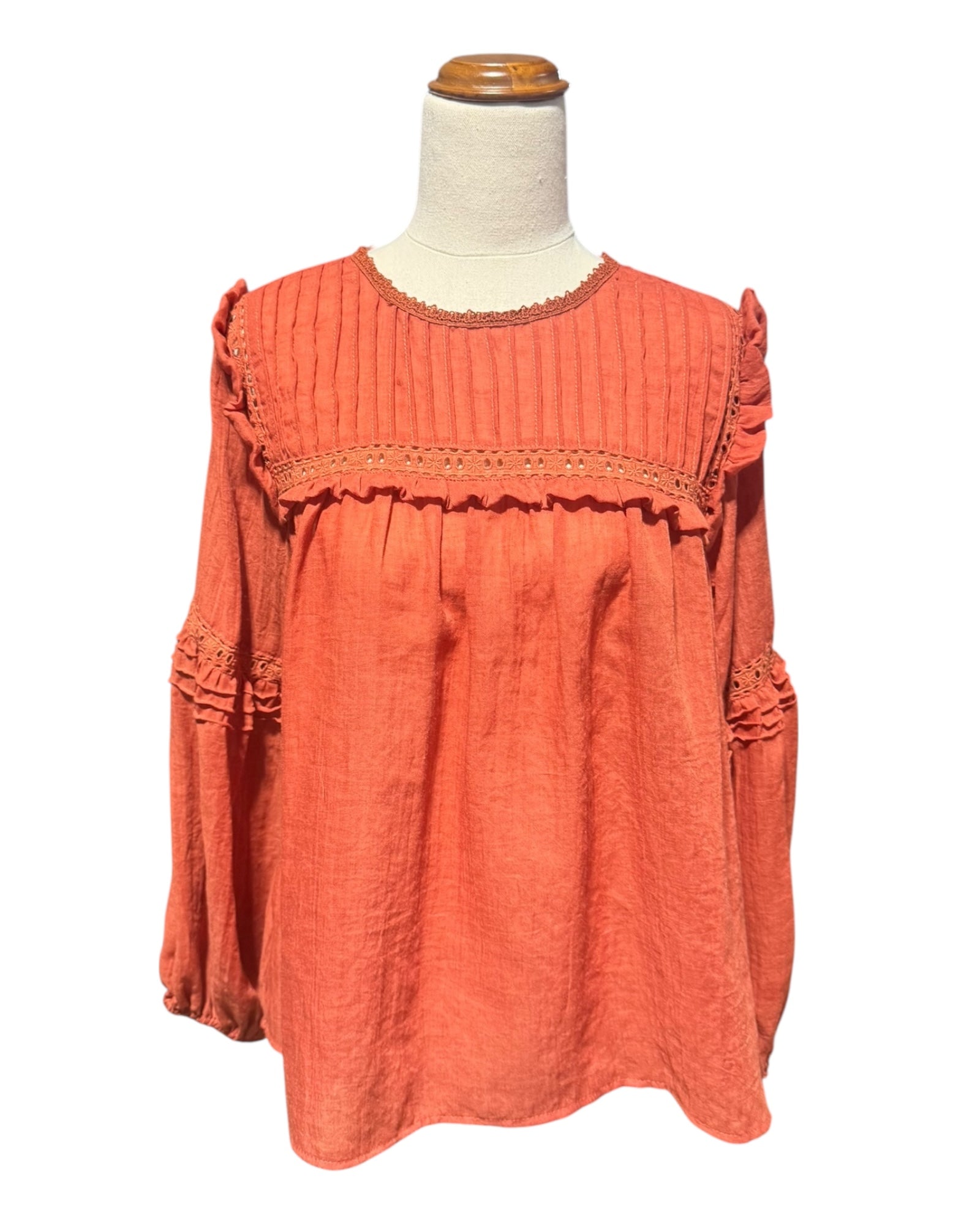 'Shan' Top - Rust