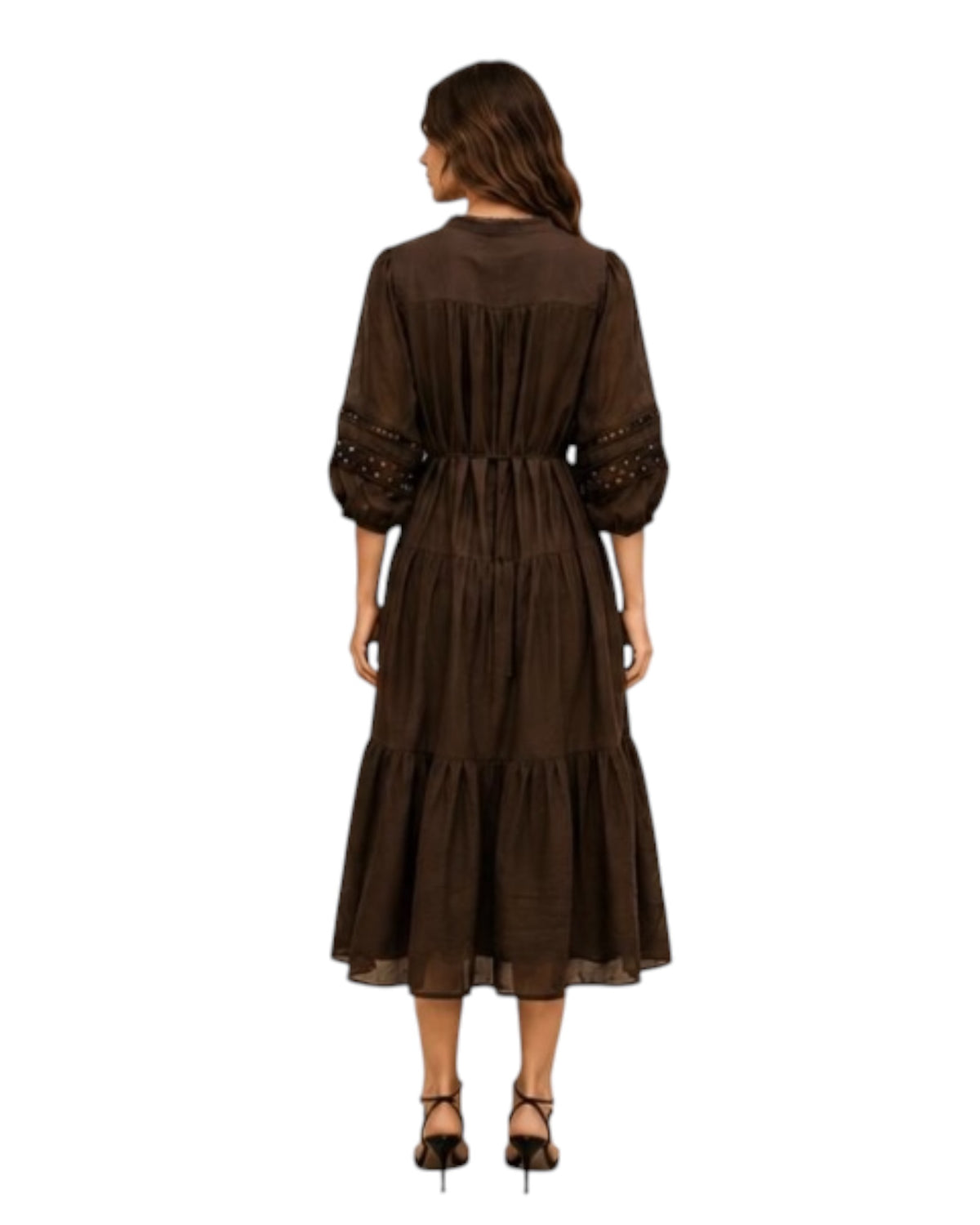 ‘Josie' Longsleeve Dress - Choc