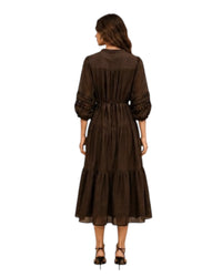 ‘Josie' Longsleeve Dress - Choc