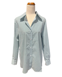 'Ally' Stripe Shirt - Emerald