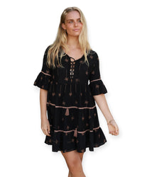 'Carmi' Mini Dress - Black