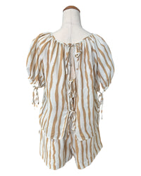 'Lacey' Stripe Set - Tan