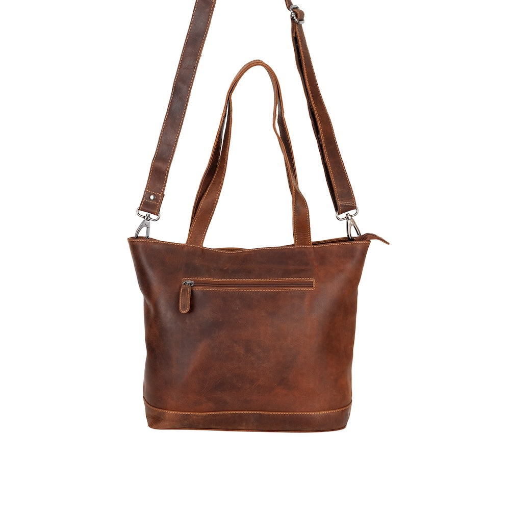 ‘Rowan' Leather Shoulder & Crossbody Bag - Sandel
