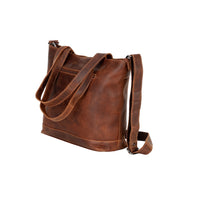 ‘Rowan' Leather Shoulder & Crossbody Bag - Sandel